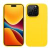 Kwmobile калъф за Apple iPhone 15 Pro, жълт, силиконов, 61955.165