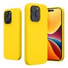 Kwmobile калъф за Apple iPhone 15 Pro, жълт, силиконов, 61955.165