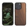 Kwmobile калъф за Apple iPhone 15 Pro Max, кафяв, дърво/силикон, 62010.18