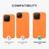 Kwmobile калъф за Apple iPhone 15 Pro Max, оранжев, силиконов, 61956.15