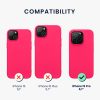 Kwmobile калъф за Apple iPhone 15 Pro, розов, силиконов, 61955.77