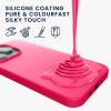 Kwmobile калъф за Apple iPhone 15 Pro, розов, силиконов, 61955.77