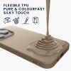 Kwmobile калъф за Apple iPhone 15 Plus, светло сив, силиконов, 61958.96