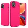 Kwmobile калъф за Apple iPhone 15, розов, силиконов, 61953.77