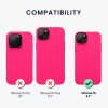 Kwmobile калъф за Apple iPhone 15, розов, силиконов, 61953.77
