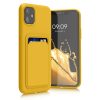 Kwmobile калъф за Apple iPhone 11, жълт, силиконов, 55114.165