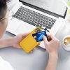 Kwmobile калъф за Apple iPhone 11, жълт, силиконов, 55114.165