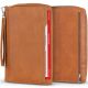 Portofel documente Navaris, 22.5x15.5x2.5 cm, curea detasabila, maro, NAV0000202R001C