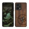 Калъф Kwmobile за Xiaomi Redmi Note 12 Pro 5G, кафяв/син, дърво, KWM000018BW004C