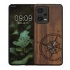 Калъф Kwmobile за Xiaomi Redmi Note 12 Pro 5G, кафяв/син, дърво, KWM000018BW004C