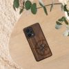 Калъф Kwmobile за Xiaomi Redmi Note 12 Pro 5G, кафяв/син, дърво, KWM000018BW004C