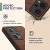 Калъф Kwmobile за Xiaomi Redmi Note 12 Pro Plus 5G, кафяв/син, дърво, KWM000018BX004C