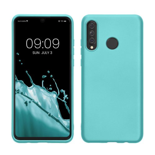 Kwmobile калъф за Huawei P30 Lite, светло зелен, силиконов, KWM000009NH056C