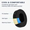 Комплект от 2 възглавнички за уши Kwmobile Cooling Gel за Beyerdynamic DT 880, черни, еко кожа, KWM000024SD001C