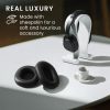 Комплект от 2 възглавнички за уши Kwmobile за Sony WH-1000XM5, черни, еко кожа, KWM000024SF001C