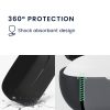 Калъф за слушалки Kwmobile за Jabra Elite 4, черен, силикон, KWM000024SI001C
