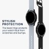 Kwmobile Dial Frame за Samsung Galaxy Watch 6 Classic, черен/сребрист, алуминий, KWM000024TK001C