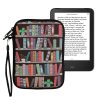 Универсален капак Kwmobile за 6-инчов четец на електронни книги, многоцветен, неопрен, KWM000010OR018C
