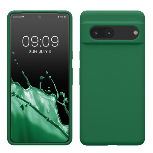 Kwmobile калъф за Google Pixel 7, зелен, силиконов, KWM0000171I038C
