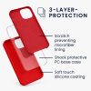 Калъф Kwmobile за Apple iPhone 13 Mini, червен, силикон, KWM000013OU054C