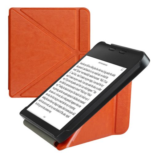Калъф Kwmobile за Kobo Libra 2, кафяв, еко кожа, KWM000014AZ018C