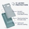Калъф Kwmobile за Google Pixel 6a, тъмно зелен, силикон, KWM000015FZ044C