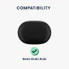 Калъф за слушалки Kwmobile за Beats Studio Buds, черен, силикон, KWM000024TR001C