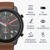 Комплект от 2 защитни фолиа Kwmobile за Amazfit GTR Mini, прозрачно/черно, полимер, KWM000024VE001C