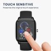 Комплект от 2 защитни фолиа Kwmobile за Amazfit GTS 4 Mini, прозрачно/черно, полимер, KWM000024VF001C