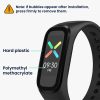 Комплект от 2 защитни фолиа Kwmobile за OPPO Band Sport, прозрачно/черно, полимер, KWM000024WI001C