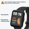 Комплект от 2 защитни фолиа Kwmobile за Xiaomi Redmi Watch 2 Lite, прозрачно/черно, полимер, KWM000024WS001C