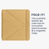 Калъф Kwmobile за Kobo Libra 2, златен, екологична кожа, KWM000014AZ019C