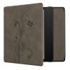 Капак Kwmobile за Amazon Kindle Oasis 10, сив, еко кожа, KWM000014ND013C
