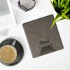 Калъф Kwmobile за Amazon Kindle Oasis 10, сив/черен, еко кожа, KWM000014ND014C