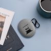 Калъф за слушалки Kwmobile за Google Pixel Buds Pro, сив/черен, силикон, KWM000017PM002C