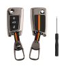 Калъф за ключове Kwmobile за VW 3 бутона, многоцветен, цинк, KWM000024XJ001C