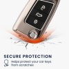 Калъф за ключове Kwmobile за VW 3 бутона, многоцветен, цинк, KWM000024XJ001C