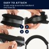 Каишка за слушалки Kwmobile за Audio-Technica ATH SR5/ATH SR5BT, черна, неопрен, KWM000024XB001C