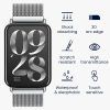 Комплект от 2 защитни фолиа Kwmobile за Xiaomi Mi Band 8 Pro, прозрачно/черно, полимер, KWM000024XW001C
