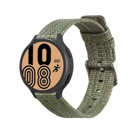   Каишка Kwmobile за Samsung Galaxy Watch 5/Galaxy Watch 5 Pro/Galaxy Watch 4, зелена, текстил, KWM000024YM002C