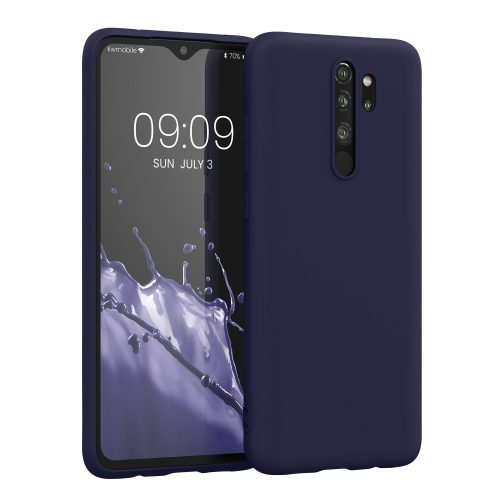 Калъф Kwmobile за Xiaomi Redmi Note 8 Pro, тъмно син, силикон, KWM000010MT039C