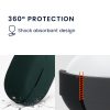 Калъф за слушалки Kwmobile за Anker Soundcore P3i, тъмно зелен, силикон, KWM000024YR002C