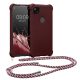 Калъф Kwmobile за Google Pixel 4a, бордо, силикон, KWM0000126T014C