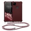 Калъф Kwmobile за Google Pixel 4a, бордо, силикон, KWM0000126T014C