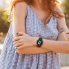 Комплект от 2 калъфа Kwmobile за Samsung Galaxy Watch 5, черен/златен, пластмаса, KWM000024ZL001C