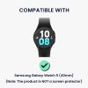 Комплект от 2 калъфа Kwmobile за Samsung Galaxy Watch 5, черен/златен, пластмаса, KWM000024ZL001C