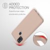 Калъф Kwmobile за Samsung Galaxy A21s, крем, силикон, KWM000011GI022C