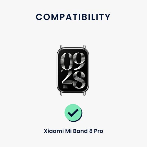 Каишка Kwmobile за Xiaomi Mi Band 8 Pro, тъмнозелена, найлон, KWM0000250K002C