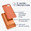 Калъф Kwmobile за Apple iPhone 8/iPhone 7/iPhone SE 2, оранжев, силикон, KWM0000085I137C