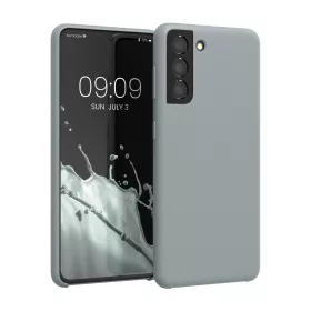   Калъф Kwmobile за Samsung Galaxy S21, сив, силикон, KWM000012BT068C